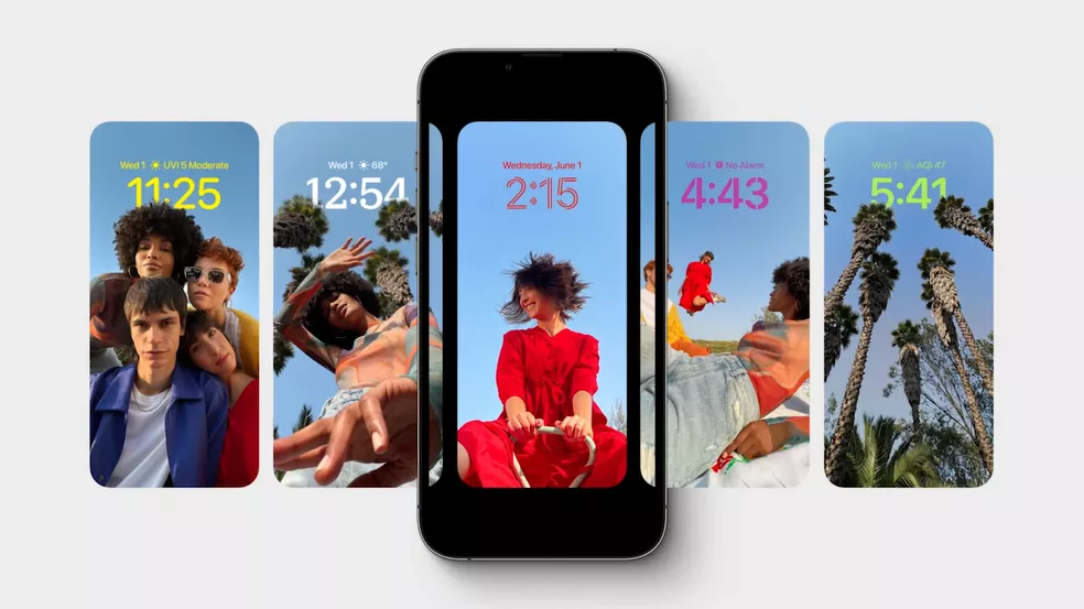 Apple iOs 16 ganhará uma nova tela de bloqueio personalizável
